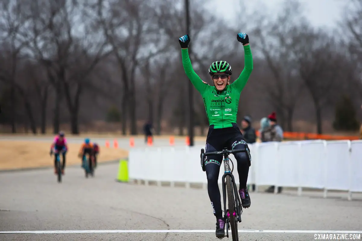 Katie Clouse gets another UCI win. 2018 Ruts n Guts Day 1. © B. Bickerstaff