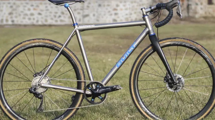 Bjorn Selander's Bingham Built Titanium Cyclocross Bike. © Z. Schuster / Cyclocross Magazine