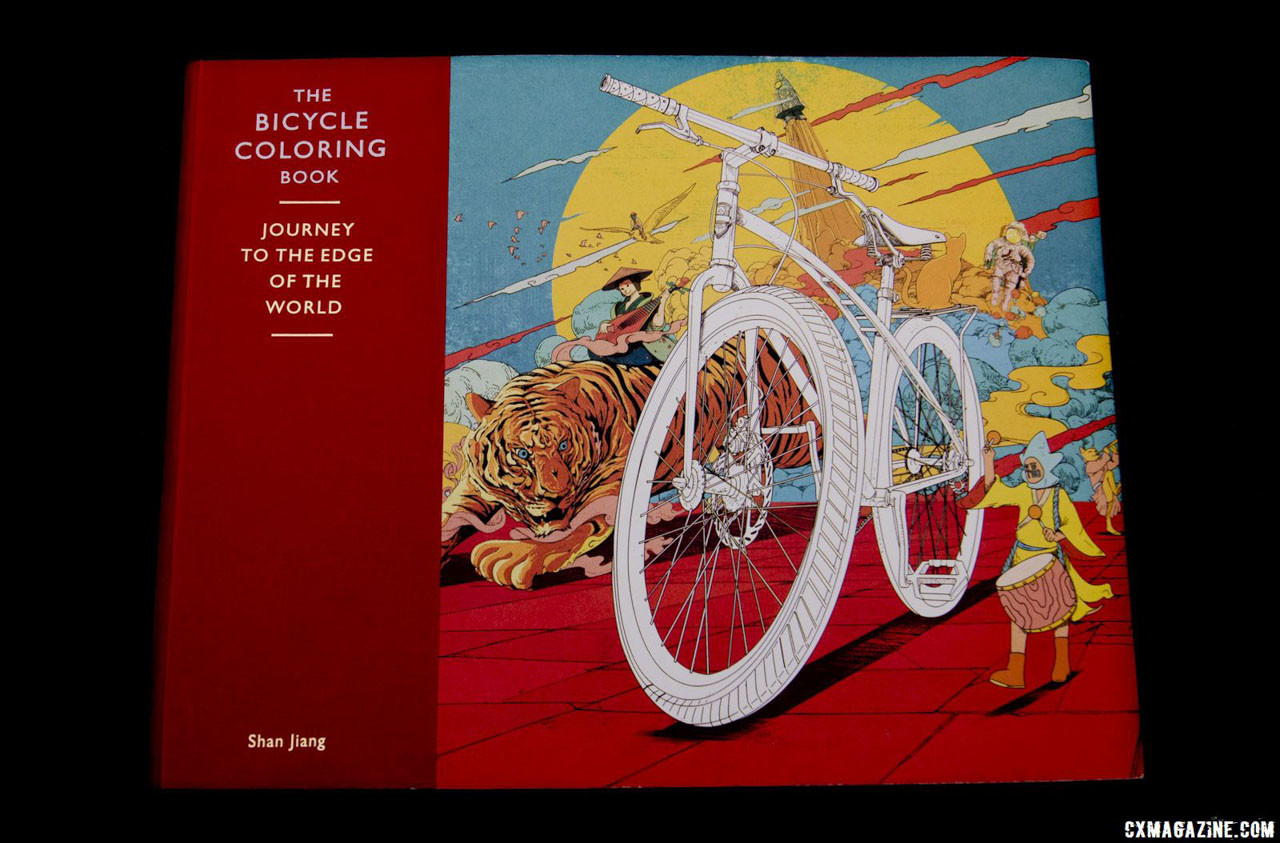 The Bicycle Coloring book will calm and entertain cyclists of any age. Gift ideas for cyclists and cyclocrossers. © Cyclocross Magazine