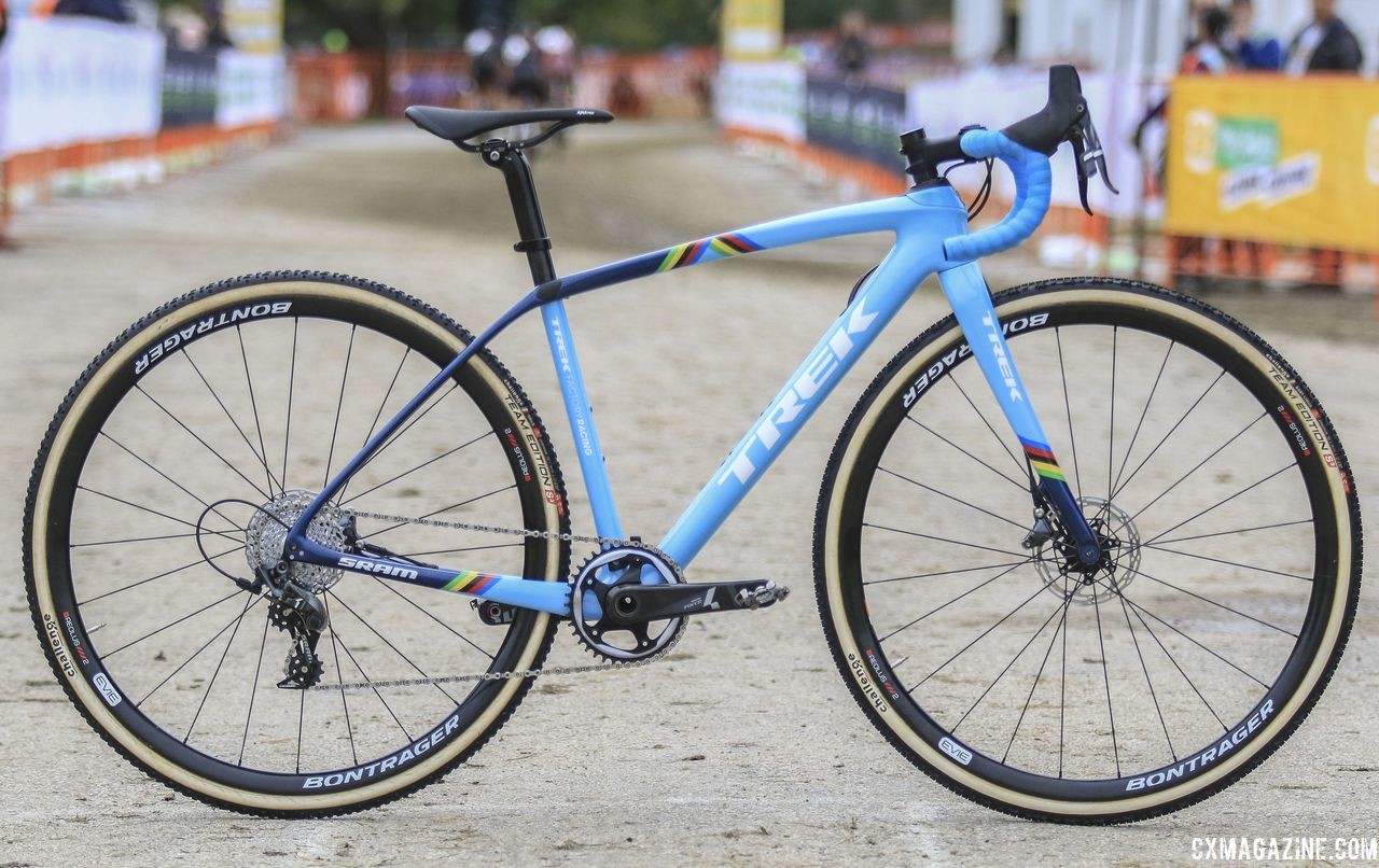 Evie Richards' 2018 Trek Boone Cyclocross Bike. © D. Mable / Cyclocross Magazine