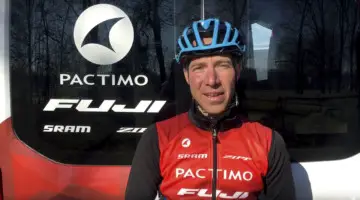 Jeremy Powers after his non-title Men 23-39 race at the 2018 Louisville National Championships.