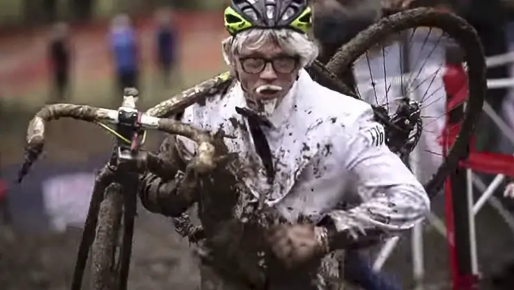 Colonel Sanders made an appearance. photo: Cyclocross Television