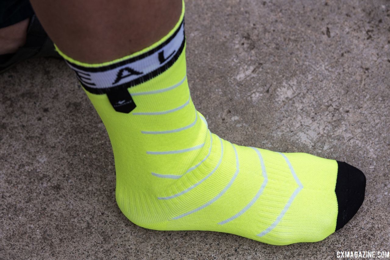 We liked the Road Thin model for 'cross. Waterproof socks, 2018 gift guide. © Cyclocross Magazine