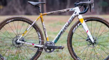 Sarah Sturm's title-winning singlespeed Specialized Crux. 2018 Cyclocross National Championships, Louisville, KY. © A. Yee / Cyclocross Magazine