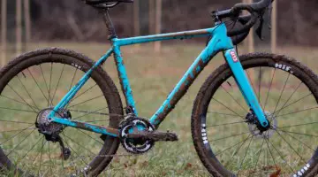 Clara Honsinger's Kona Major Jake cyclocross bike. 2018 Cyclocross National Championships, Louisville, KY. © A. Yee / Cyclocross Magazine