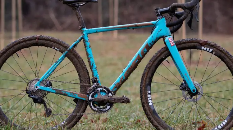 Clara Honsinger's Kona Major Jake cyclocross bike. 2018 Cyclocross National Championships, Louisville, KY. © A. Yee / Cyclocross Magazine