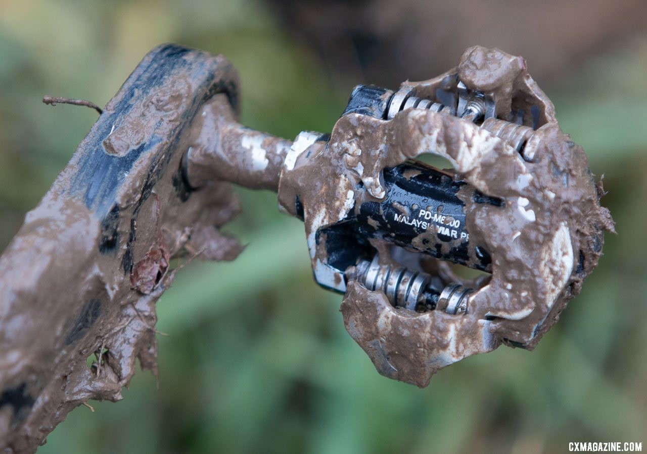 Honsinger runs Shimano XT M8000 pedals. Clara Honsinger's Kona Major Jake cyclocross bike. 2018 Cyclocross National Championships, Louisville, KY. © A. Yee / Cyclocross Magazine