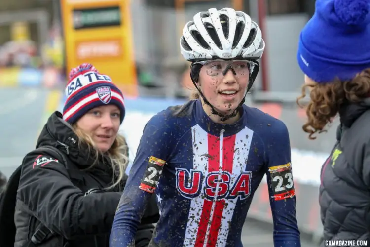 Munro finished 46th. Elite Women. 2019 Hoogerheide World Cup, GP Adri van der Poel. © B. Hazen / Cyclocross Magazine