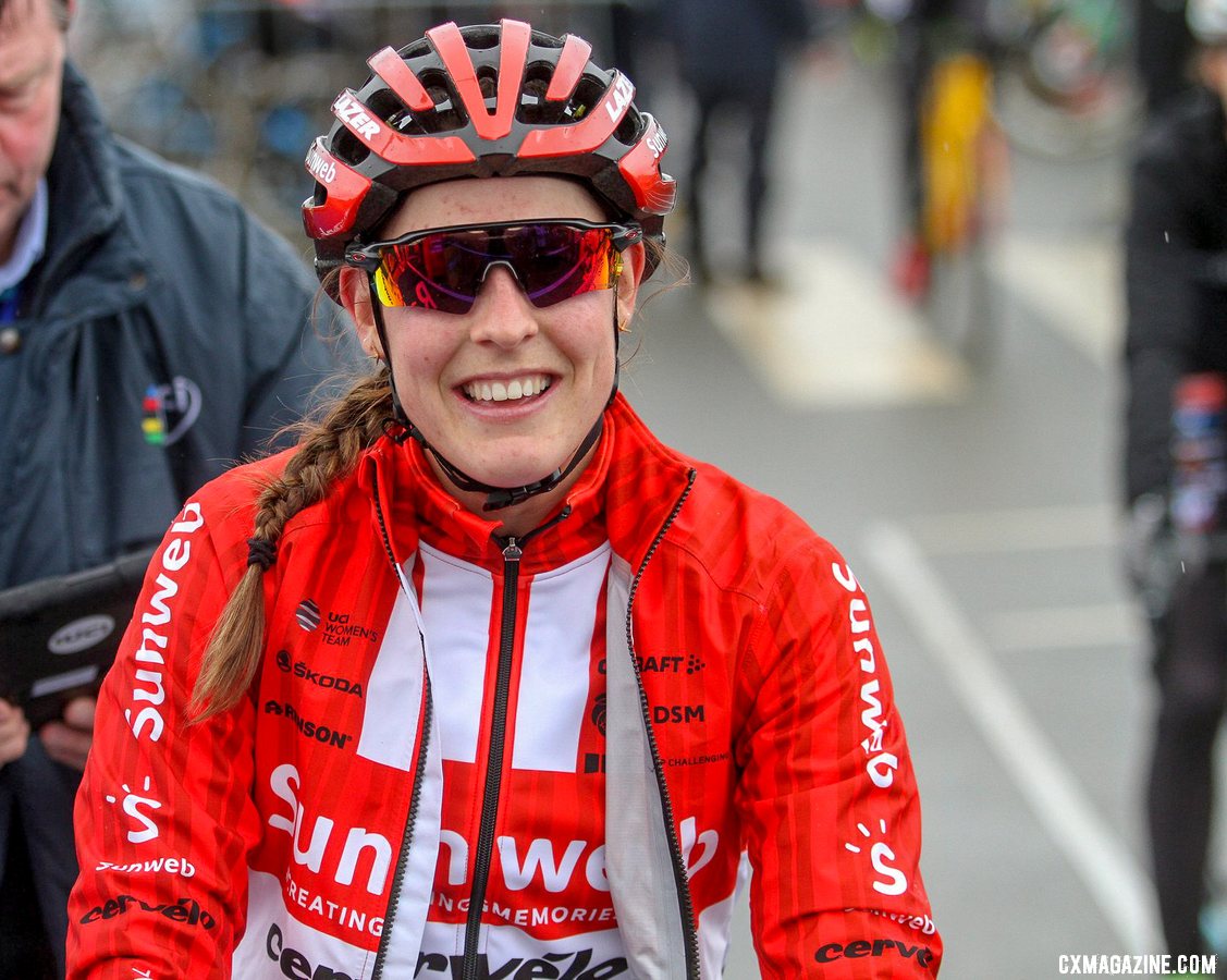 Lucinda Brand moves from Sunweb to Trek-Segafredo in 2020. 2019 Hoogerheide World Cup, GP Adri van der Poel. © B. Hazen / Cyclocross Magazine