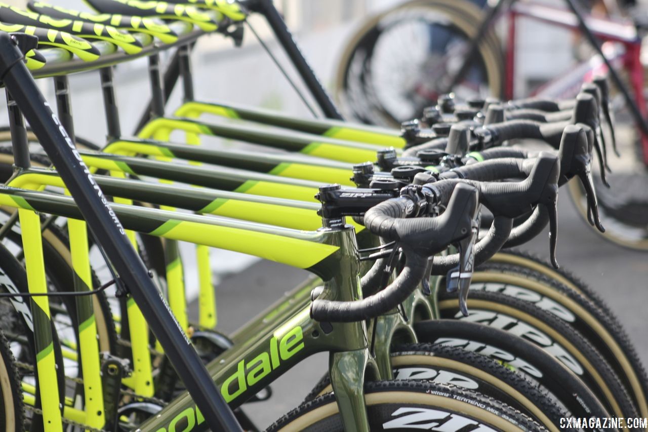 Cannondale provides each rider with the bikes they need for a season. © Cyclocross Magazine