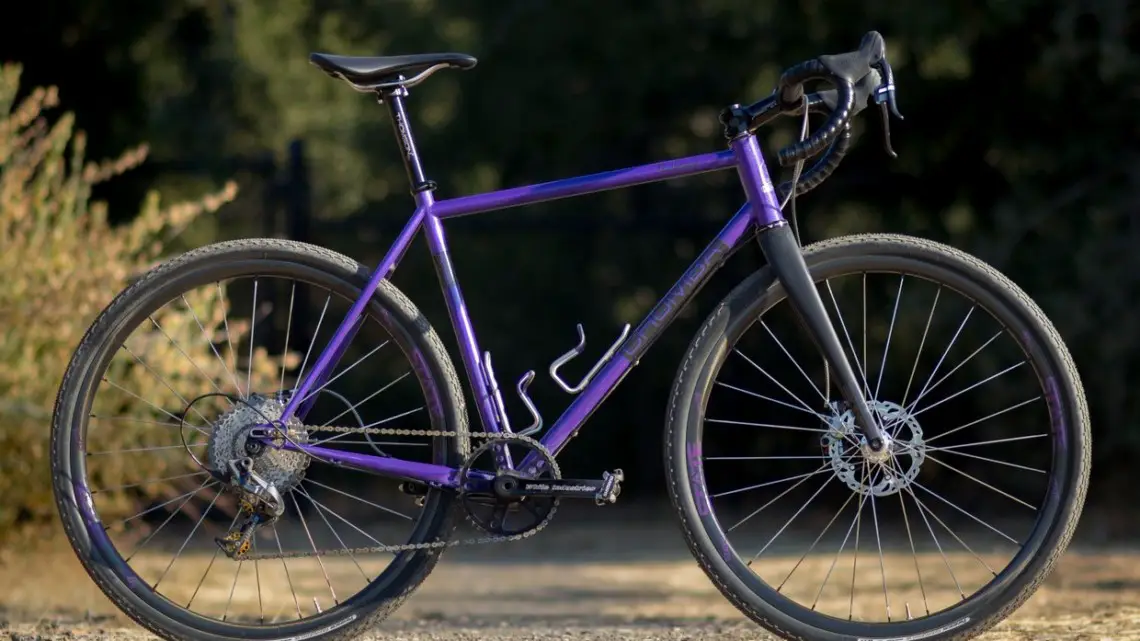 The Purple People Pleaser: Chumba's Terlingua steel cyclocross/gravel bike. © A. Yee / Cyclocross Magazine