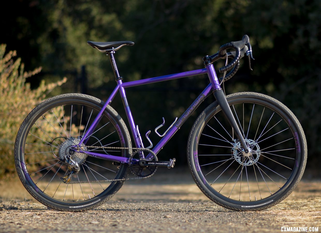 The Purple People Pleaser: Chumba's Terlingua steel cyclocross/gravel bike. © A. Yee / Cyclocross Magazine