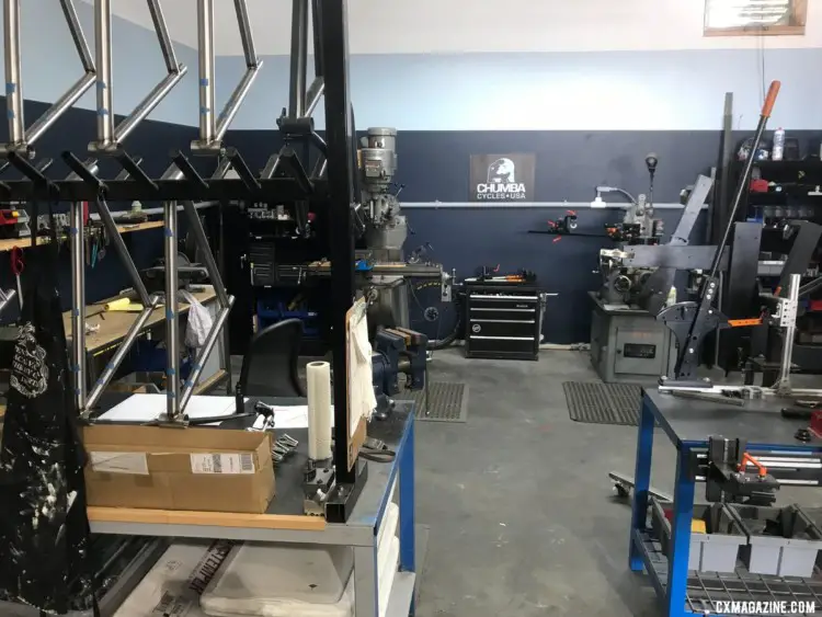 A peek inside the Chumba manufacturing facility. photo: courtesy