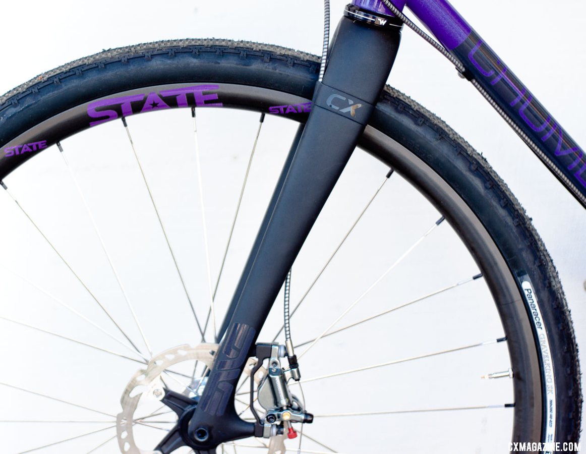 An ENVE CX fork helps steer the Chumba Terlingua through the gravel and cyclocross corners throughout the year. © A. Yee / Cyclocross Magazine