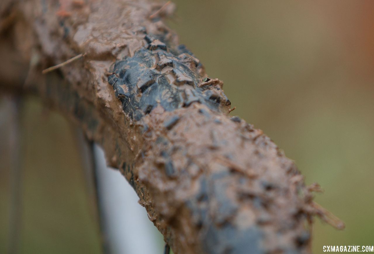 Fellow Colorado company Donnelly is the team's tire sponsor. Clouse ran, not surprsingly, PDX mud tubulars. Katie Clouse's Moots Psychlo X RSL. 2018 Cyclocross National Championships V2. Louisville, KY. © Cyclocross Magazine