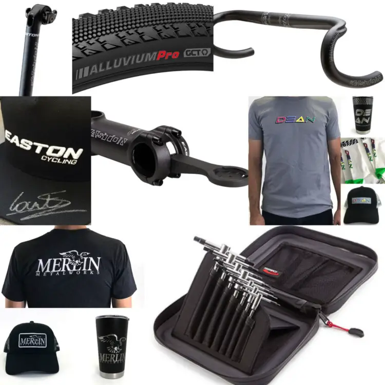 There's a whole lot of loot from Easton, Feedback Sports, Kenda, Merlin and Dean available to Cyclocross Magazine's Fantasy Worlds game winners. 