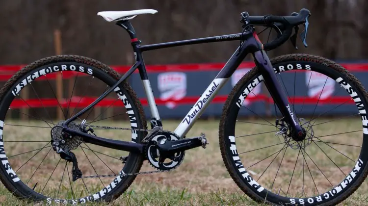 Laura Van Gilder's Van Dessel Full Tilt Boggie. 2018 Cyclocross National Championships, Louisville, KY. © A. Yee / Cyclocross Magazine