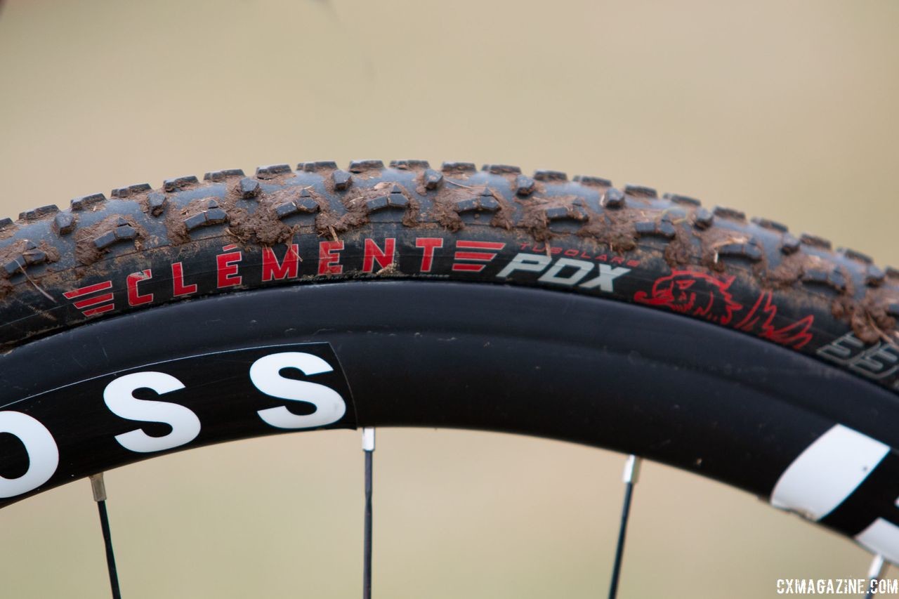 Mol notwithstanding, Van Gilder uses the PDX exclusively. Laura Van Gilder's Van Dessel Full Tilt Boogie. 2018 Cyclocross National Championships, Louisville, KY. © A. Yee / Cyclocross Magazine