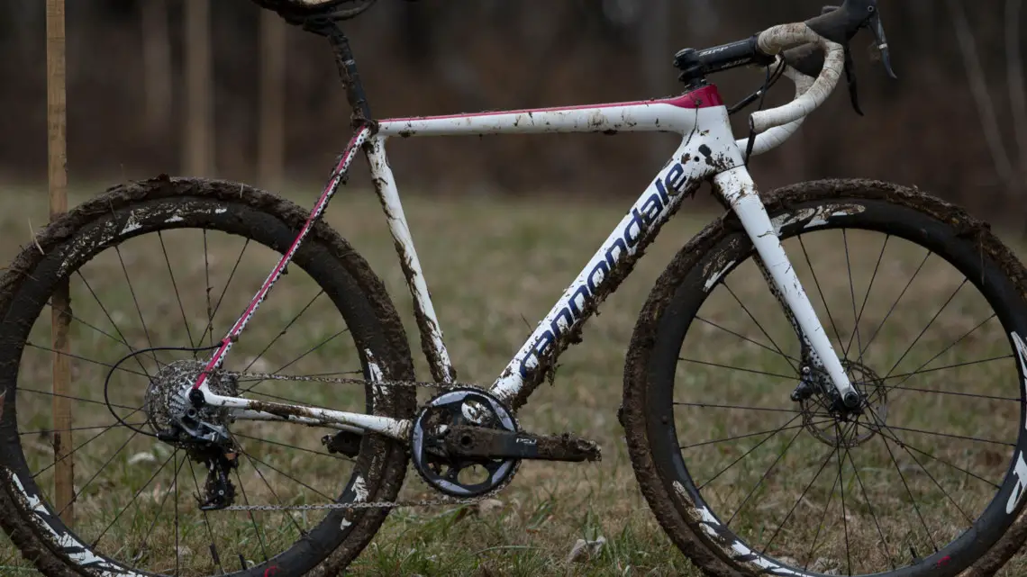 Stephen Hyde's title-winning Cannondale. 2018 Cyclocross National Championships V2. Louisville, KY. © Cyclocross Magazine
