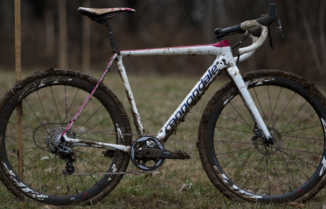 Stephen Hyde's title-winning Cannondale. 2018 Cyclocross National Championships V2. Louisville, KY. © Cyclocross Magazine