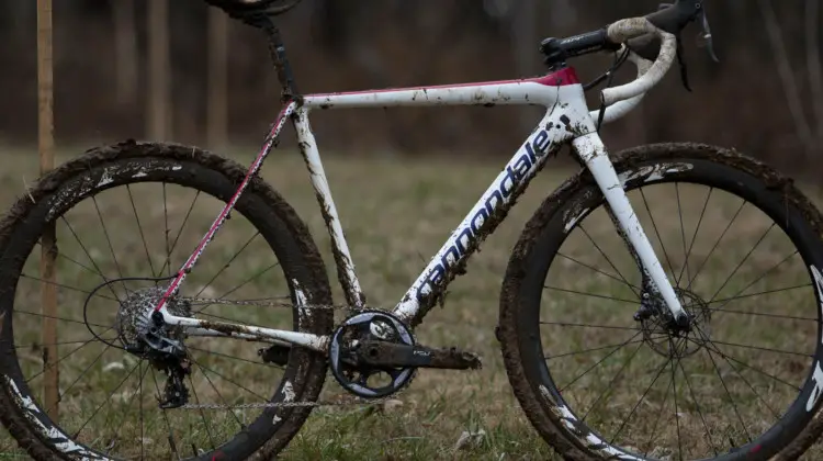 Stephen Hyde's title-winning Cannondale. 2018 Cyclocross National Championships V2. Louisville, KY. © Cyclocross Magazine