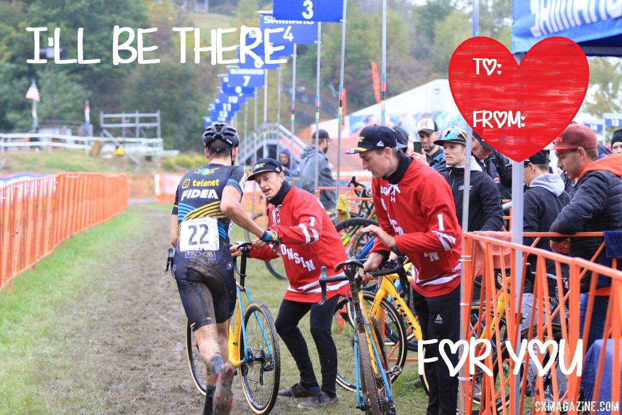 2019 Cyclocross Magazine CX Love Valentines. © D. Mable / Cyclocross Magazine