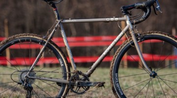 Dan Chabanov's Richard Sachs cyclocross bike. 2018 Cyclocross National Championships, Louisville, KY. © A. Yee / Cyclocross Magazine