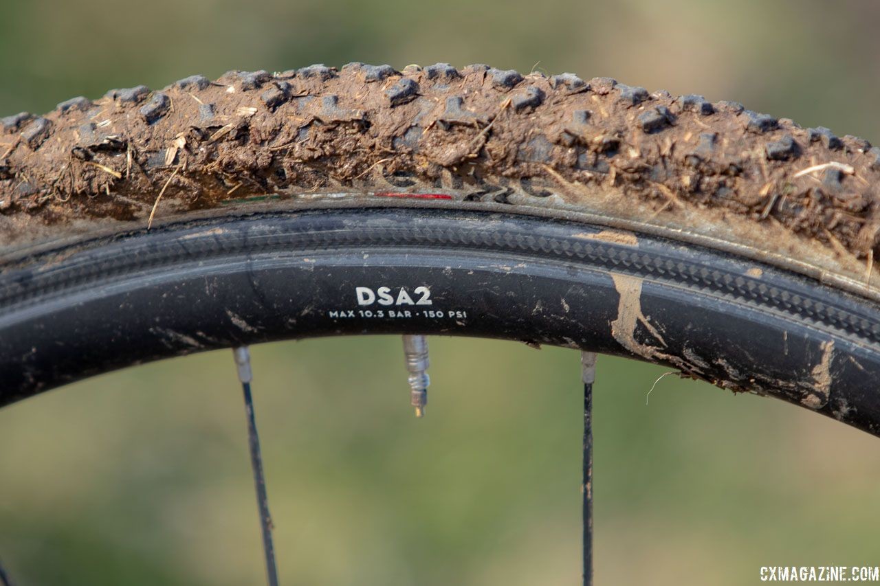 Cole T38 Lite wheels offer a low claimed weight of 1,280g. Dan Chabanov's Richard Sachs cyclocross bike. 2018 Cyclocross National Championships, Louisville, KY. © A. Yee / Cyclocross Magazine