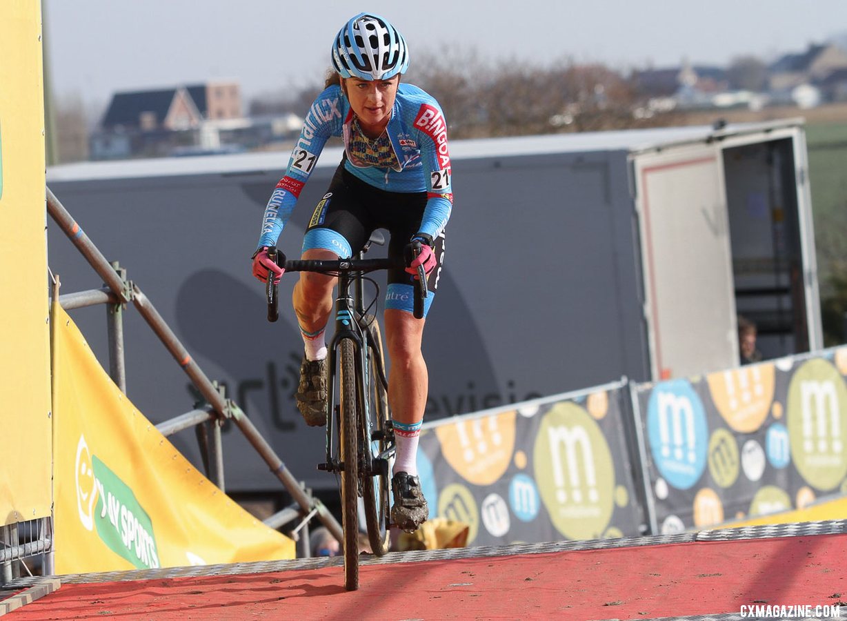 Denise Betsema. 2019 Telenet Superprestige Noordzeecross Middelkerke. Elite Women. © B. Hazen / Cyclocross Magazine