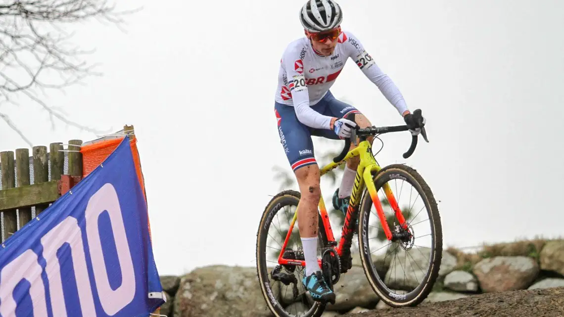 Pidcock got redemption for his disappointing ride last year at Worlds. U23 Men, 2019 Cyclocross World Championships, Bogense, Denmark. © Cyclocross Magazine