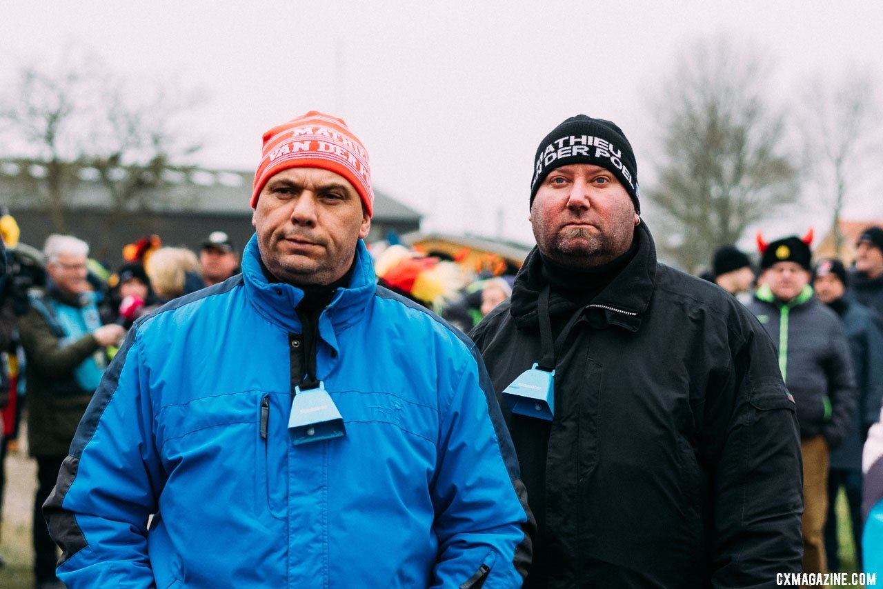 Mathieu Van Der Pol Fans cheer for other dutch riders during the Junior race. On Sunday, they'd get their wish. 2019 Cyclocross World Championships, Bogense, Denmark. © Taylor Kruse / Cyclocross Magazine