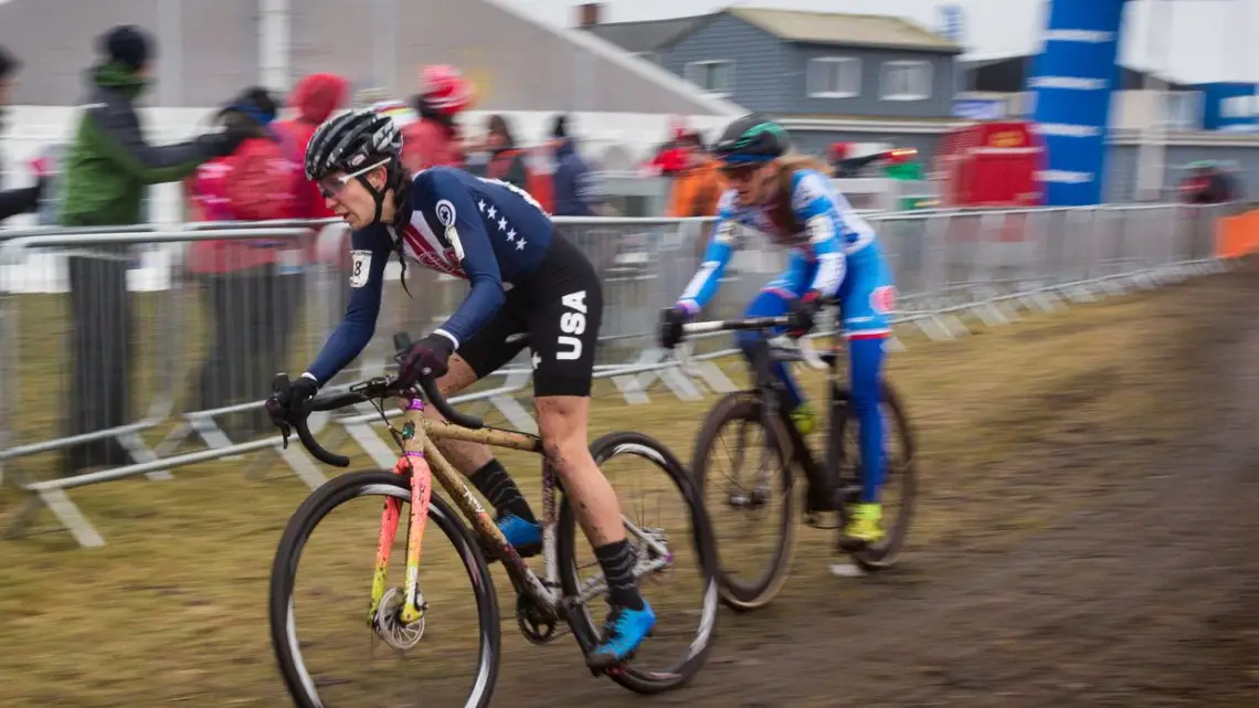 Sammi Runnels. Elite Women. 2019 Cyclocross World Championships, Bogense, Denmark. © K. Keeler / Cyclocross Magazine