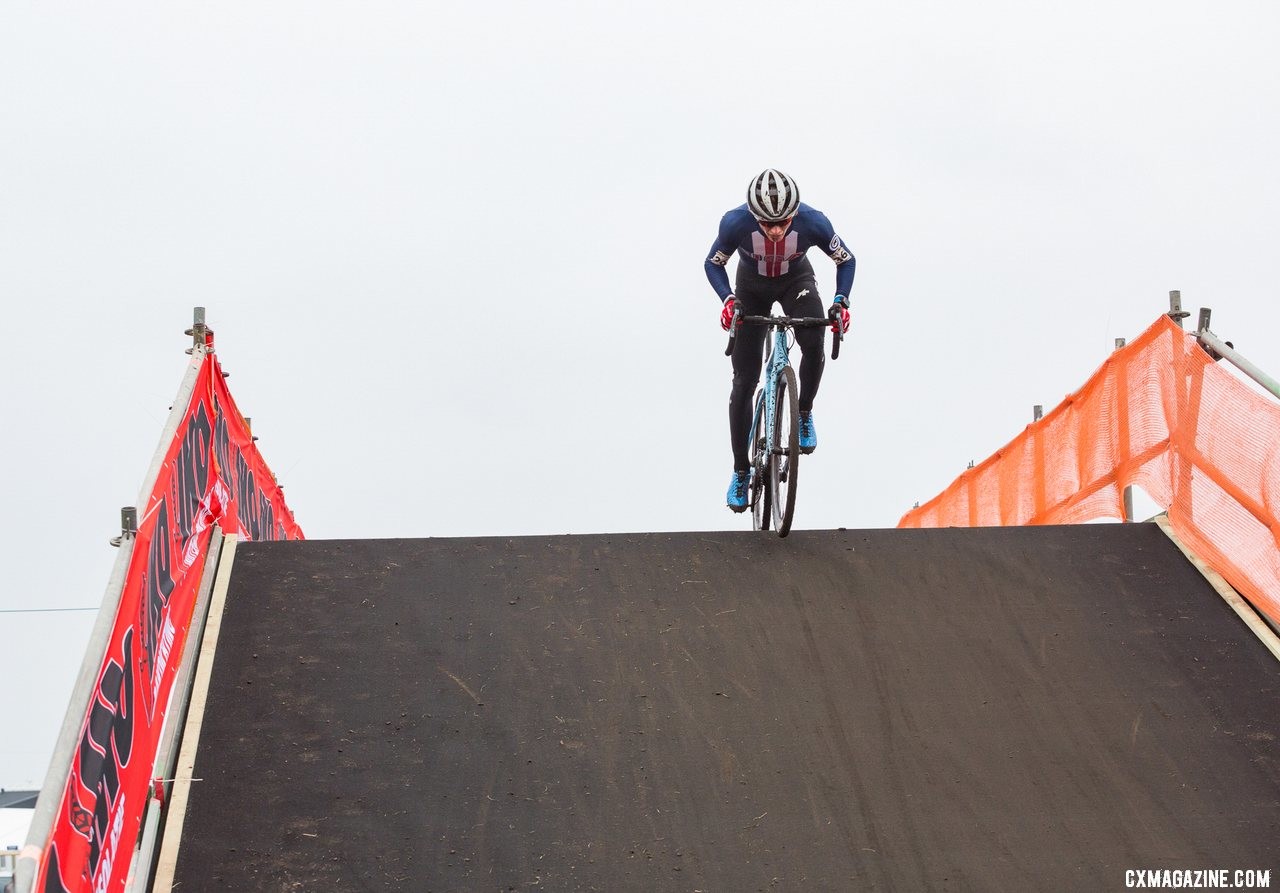 Lance Haidet. Team USA U23 Men. 2019 Cyclocross World Championships, Bogense, Denmark. © K. Keeler / Cyclocross Magazine