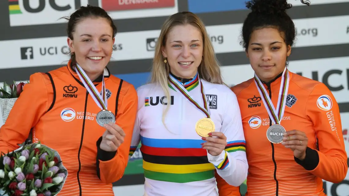 U23 Women. 2019 Cyclocross World Championships, Bogense, Denmark. © B. Hazen / Cyclocross Magazine