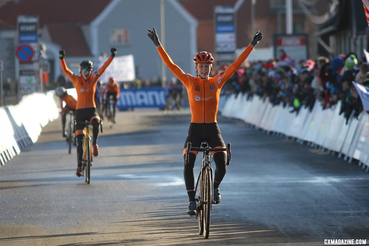 U23 Women. 2019 Cyclocross World Championships, Bogense, Denmark. © B. Hazen / Cyclocross Magazine