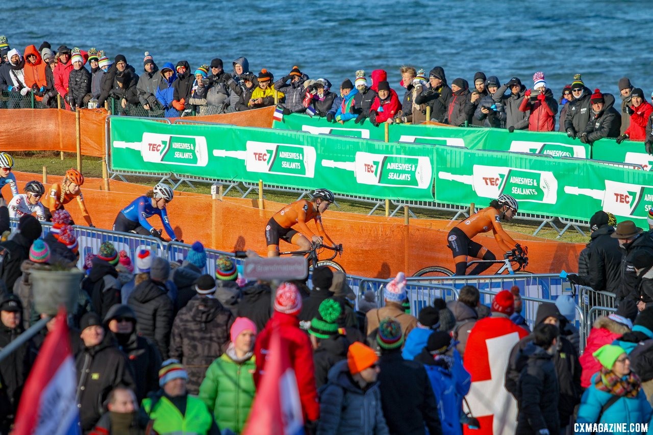 U23 Women, 2019 Cyclocross World Championships, Bogense, Denmark. © B. Hazen / Cyclocross Magazine