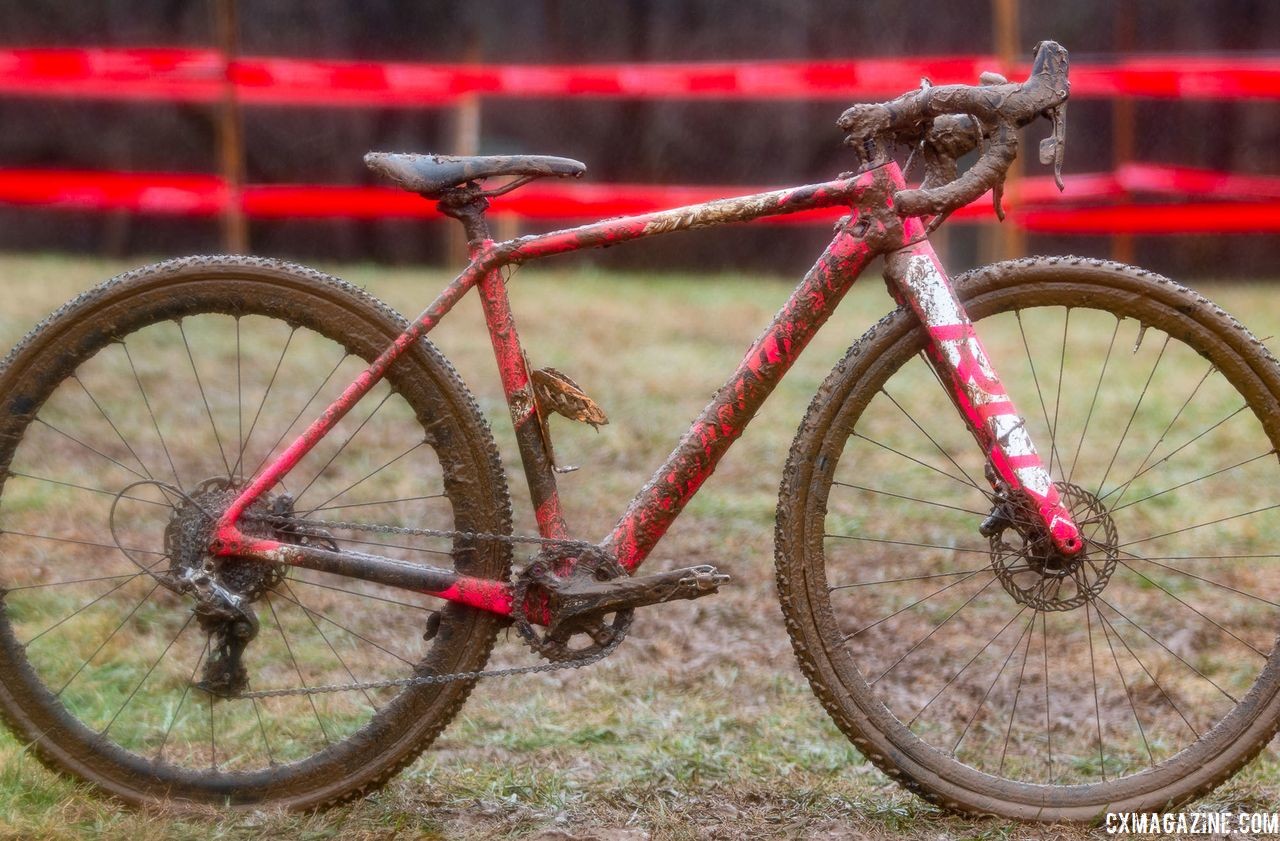 Eire Chen's Specialized Crux. Junior Women 11-12. 2018 Cyclocross National Championships, Louisville, KY. © A. Yee / Cyclocross Magazine