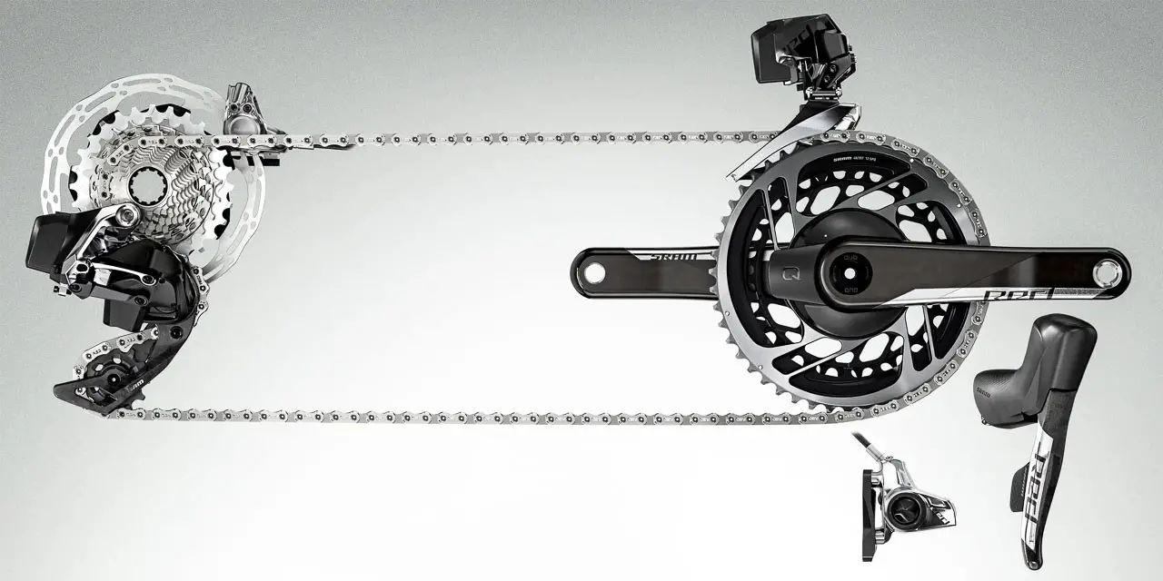 SRAM unveils its new family of 12-speed electronic components for road, cx, gravel, and mtb, called AXS.