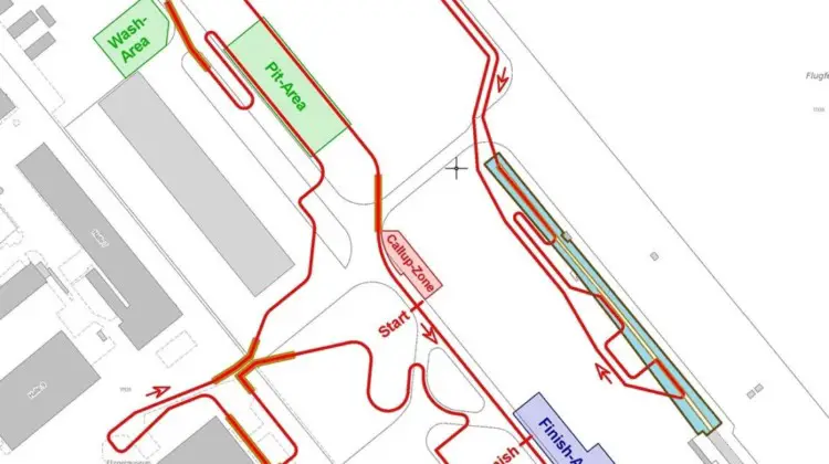 2020 Dübendorf Worlds preliminary course map