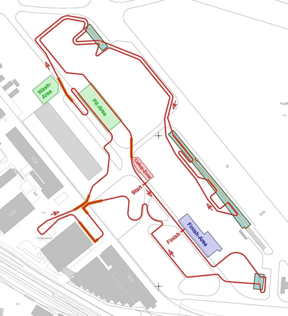 2020 Dübendorf Worlds preliminary course map