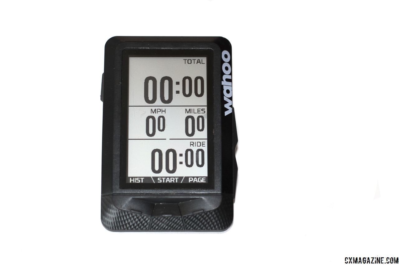 The $330 Wahoo Elemnt GPS Cycling Computer. © Z. Schuster / Cyclocross Magazine