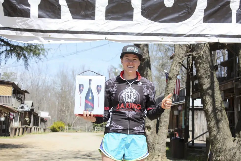 Allison Arensman won the Women's two-day omnium. 2019 Love Valley Roubaix Gravel Race, North Carolina. © Love Valley Roubaix