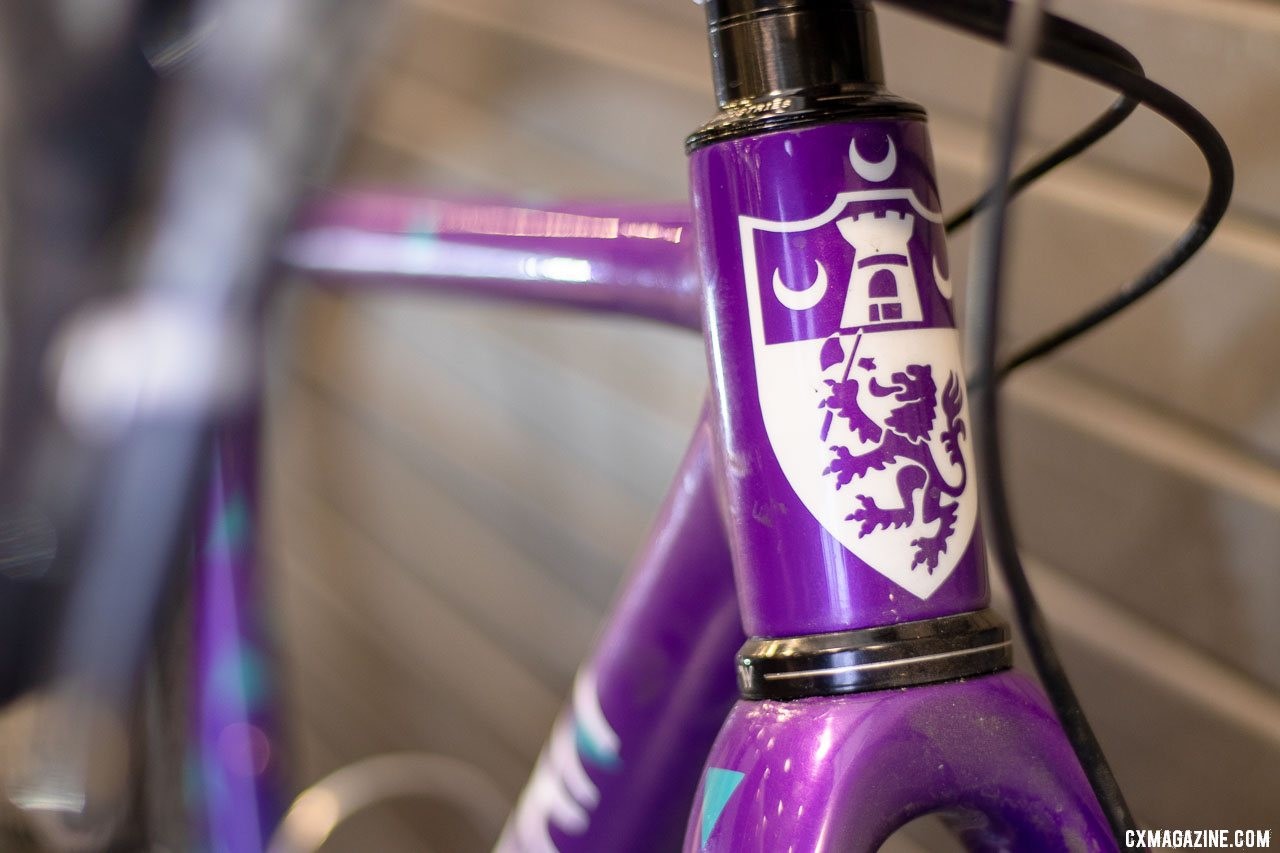 Chris McGovern Cycles' carbon cyclocross bike. 2019 NAHBS Sacramento. © A. Yee / Cyclocross Magazine