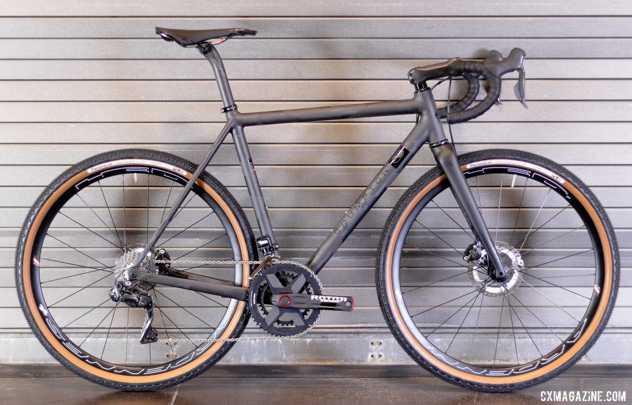 Crumpton's carbon gravel bike. 2019 NAHBS Sacramento. © A. Yee / Cyclocross Magazine