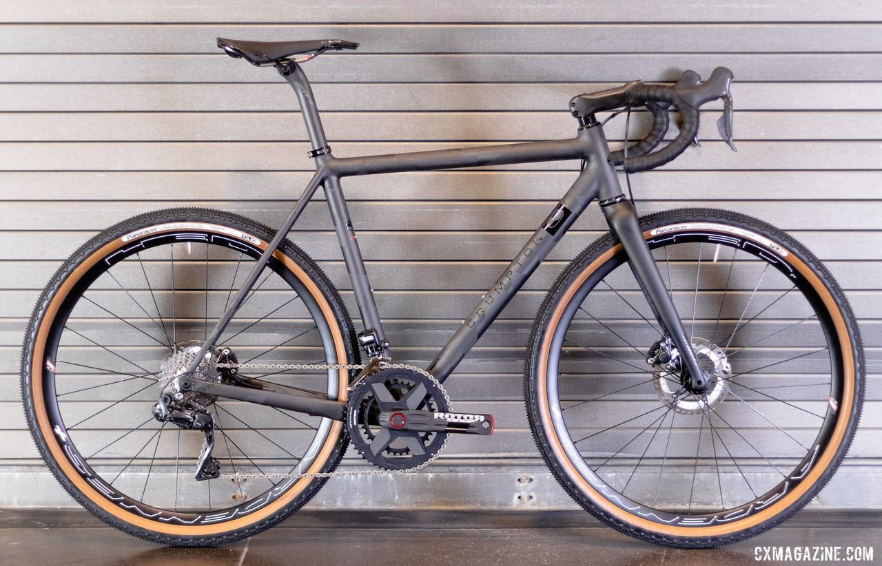 Crumpton's carbon gravel bike. 2019 NAHBS Sacramento. © A. Yee / Cyclocross Magazine