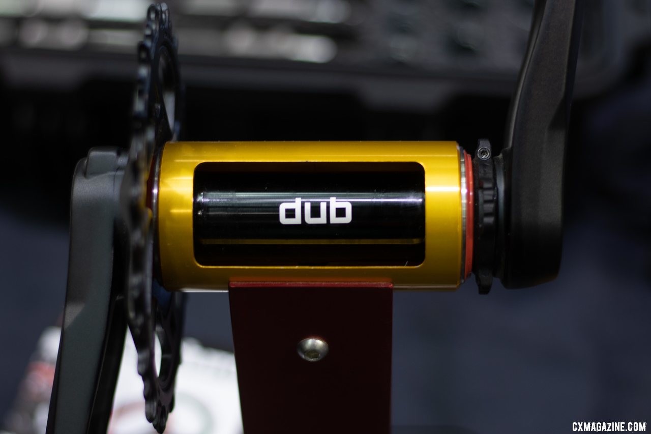 Enduro has new bottom brackets to support SRAM's new DUB standard. 2019 NAHBS Sacramento. © A. Yee / Cyclocross Magazine