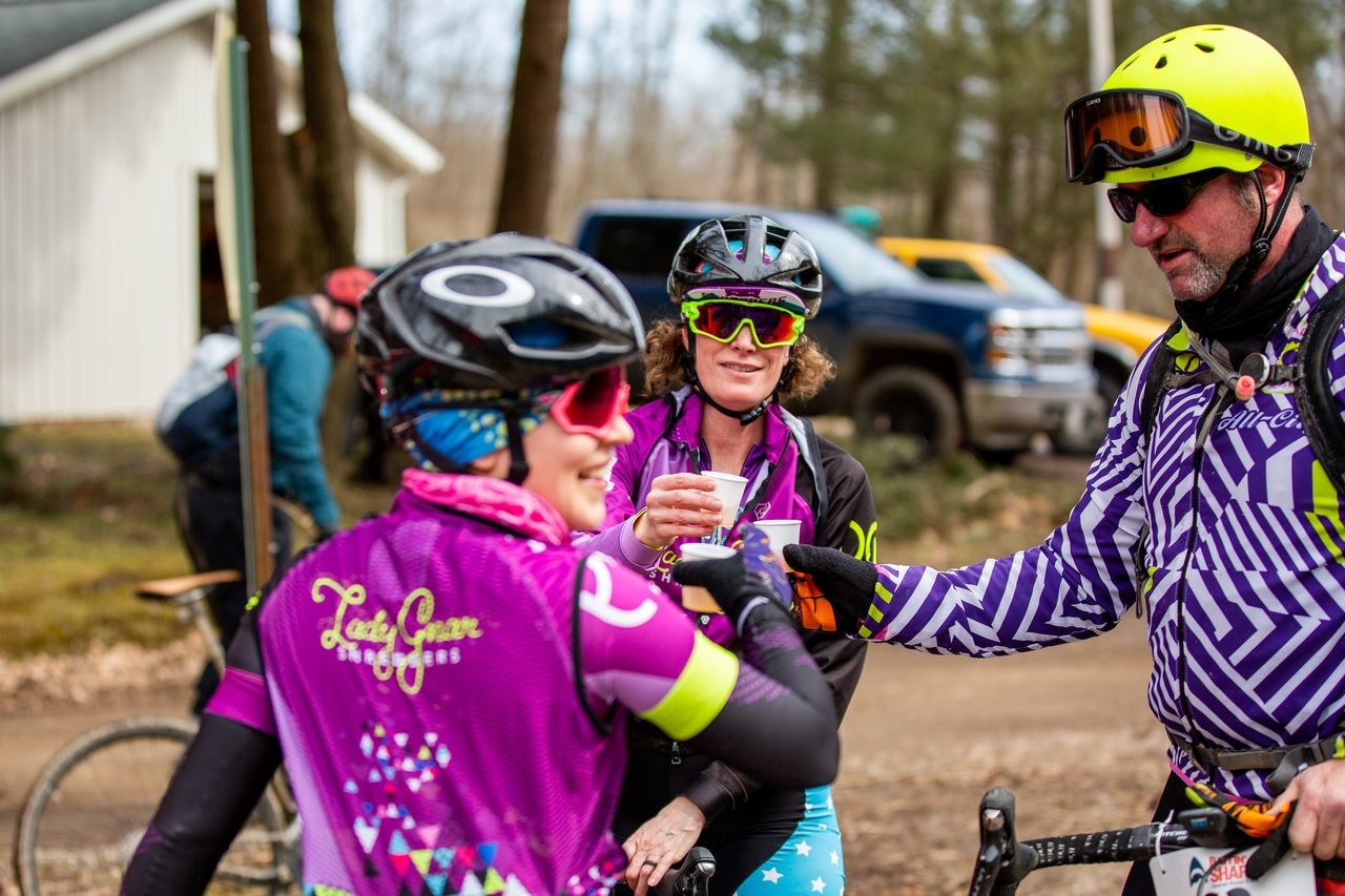 Riders had a good time, and the team is likely to roll the dice with the early March date again next year. 2019 Baitin' the Shark Gravel Race, Ohio. © Jen Adams, Limelight Studios