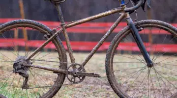 Vida Lopez de San Roman's Sycip cyclocross bike. 2018 Cyclocross National Championships V2. Louisville, KY. © Cyclocross Magazine