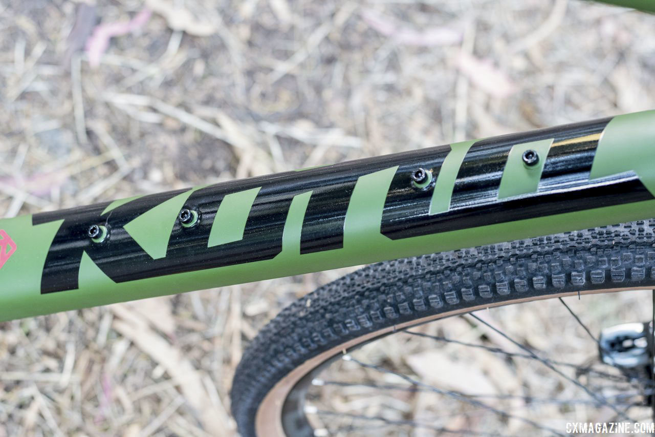 The frame is made from Kona's Race Light carbon. Kona Libre DL Gravel/Adventure Bike. © C. Lee / Cyclocross Magazine