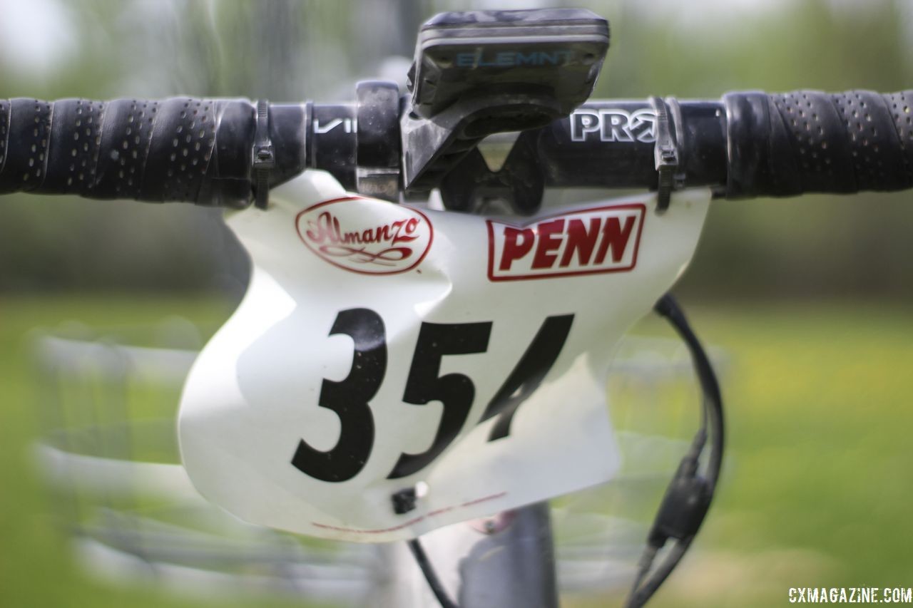 As a member of the Shimano Gravel Alliance, Legan runs Pro parts, including a carbon Vibe handlebar. Kristen Legan's Titanium Firefly Cyclocross/Gravel Bike. © Z. Schuster / Cyclocross Magazine
